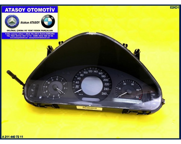 MERCEDES W211 E270CDI KADRAN A2114407211 A2114404311 A2115404448 A2115406048 A2115400748 A2115402348 A2115405547 A2115408747 A2115400347 A2115403347 A2115405511 A2115407211 A2115400411 E2KD1